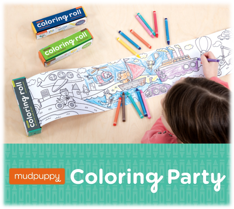 Mudpuppy Coloring pARTy