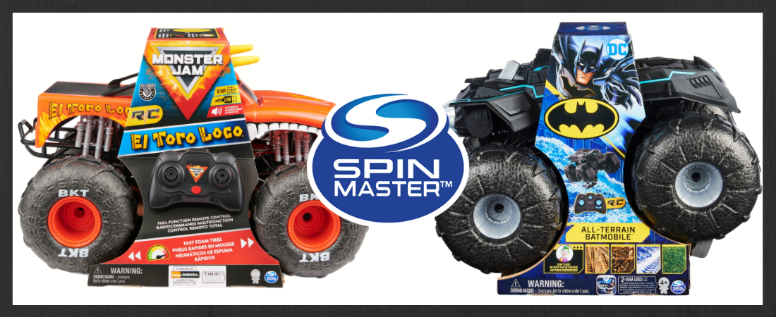 Monster Truck de controle remoto Monster Jam Freestyle Force Spin Master Monster  Jam Freestyle Force 1:10 Grave Digger